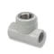 PP-R Тройник с металлической внутренней резьбой 1/2”x20мм, Wavin