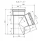 Тройник канализационный DN 110/110 x 67° Ostendorf Skolan (335300-05)