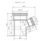 Трійник каналізаційний DN 110/58 x 67° Ostendorf Skolan (335320-05)