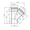 Тройник канализационный DN 160/160 x 45° Ostendorf Skolan (337200-05)