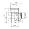 Тройник канализационный DN 160/110x 87° Ostendorf Skolan (337410-05 )