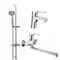 Комплект смесителей для ванной Haiba HANSBERG SET - 3 (HB0902)