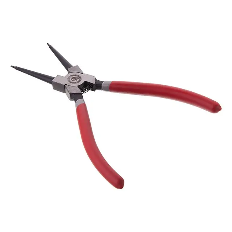 Щипці для зняття стопорных кілець прямі на стискання 180 мм INTERTOOL HT-7011 Щипці для зняття стопорных кілець прямі на стискання 180 мм INTERTOOL HT-7011