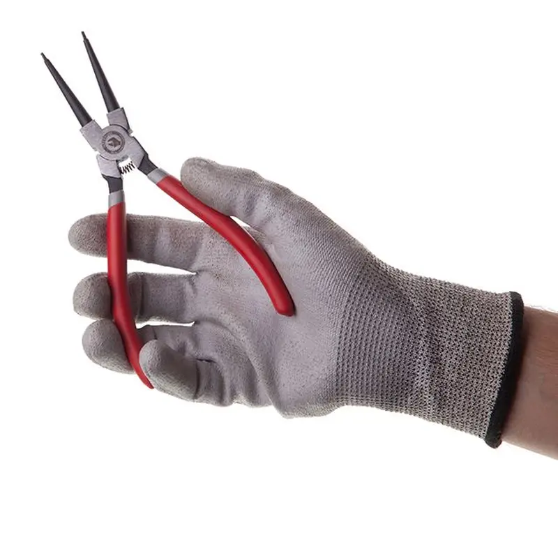 Щипці для зняття стопорных кілець прямі на стискання 180 мм INTERTOOL HT-7011 Щипці для зняття стопорных кілець прямі на стискання 180 мм INTERTOOL HT-7011