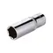 Головка шестигранна подовжена 1/2", 19*78 мм CrV INTERTOOL ET-0119