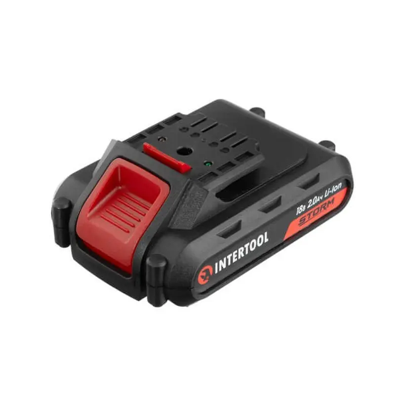 Акумулятор Li-Ion 18 В 2.0 Аг для дриля-шурупокрута WT-0314/WT-0313/WT-0317 INTERTOOL WT-0312 Акумулятор Li-Ion 18 В 2.0 Аг для дриля-шурупокрута WT-0314/WT-0313/WT-0317 INTERTOOL WT-0312