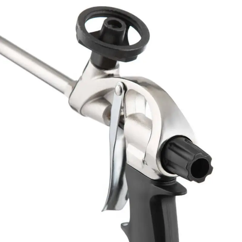 Пістолет для монтажної піни з тефлоновим покриттям тримача + 4 насадки INTERTOOL PT-0604 Пістолет для монтажної піни з тефлоновим покриттям тримача + 4 насадки INTERTOOL PT-0604