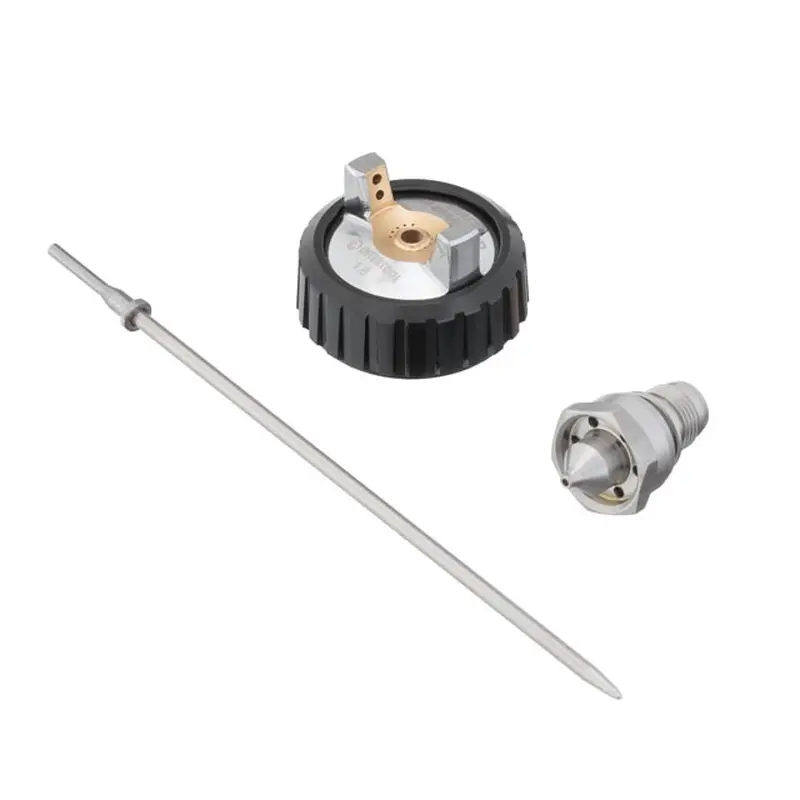 Комплект 1.8 мм форсунка, повітряна головка, голка до фарбопультів HVLP BLACK M-DIAMOND (PT-0163, PT-0164, PT-0168) STORM INTERTOOL PT-2618 Комплект 1.8 мм форсунка, повітряна головка, голка до фарбопультів HVLP BLACK M-DIAMOND (PT-0163, PT-0164, PT-0168) STORM INTERTOOL PT-2618