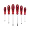 Набір викруток 6 од. (SL3*75, SL5*100, SL6*125, PH0*75, PH1*100, PH2*125), CrV, Ergo-design INTERTOOL VT-2005