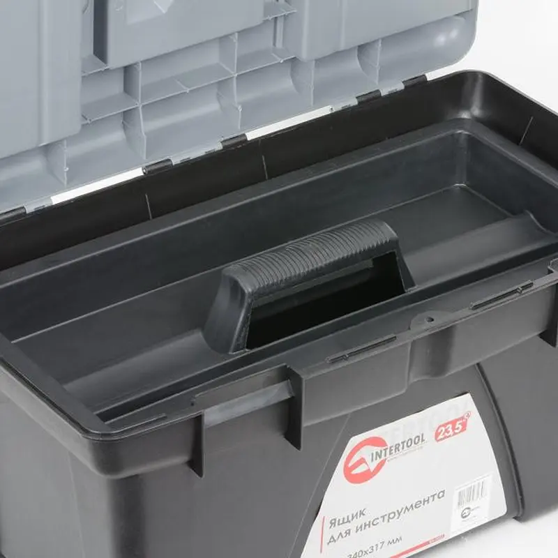 Ящик для інструменту 23.5" 600*340*317мм INTERTOOL BX-0323 Ящик для інструменту 23.5" 600*340*317мм INTERTOOL BX-0323