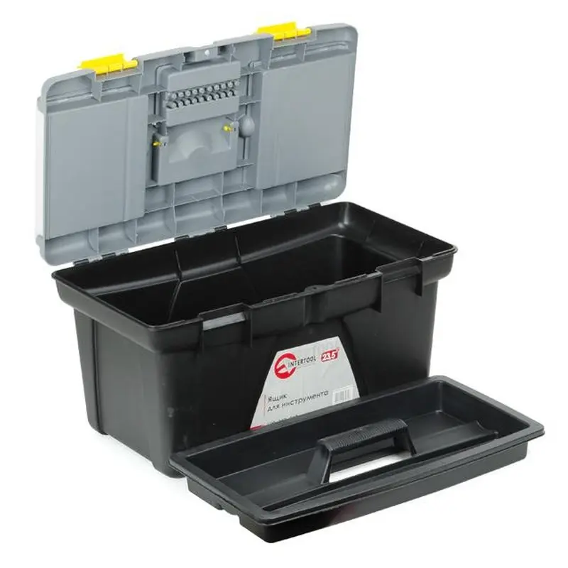 Ящик для інструменту 23.5" 600*340*317мм INTERTOOL BX-0323 Ящик для інструменту 23.5" 600*340*317мм INTERTOOL BX-0323