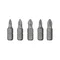 Комплект викруткових насадок PH1, PH2, PZ1, PZ2 1/4" * 25 мм уп. 5 од., S2, STORM INTERTOOL VT-0210