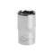 Головка шестигранна 1/2" 16*38 мм CrV INTERTOOL ET-0016