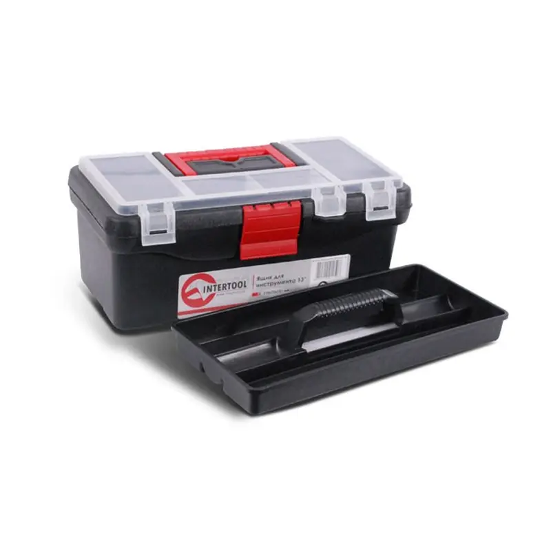 Ящик для інструментів 13", 318*175*131 мм INTERTOOL BX-0125 Ящик для інструментів 13", 318*175*131 мм INTERTOOL BX-0125