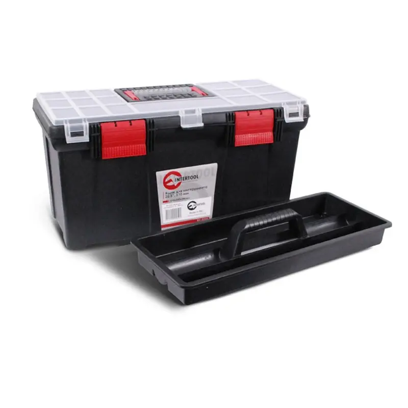 Ящик для інструментів 20.5", 508*247*241 мм INTERTOOL BX-0205 Ящик для інструментів 20.5", 508*247*241 мм INTERTOOL BX-0205