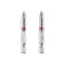 Комплект викруткових насадок PH2 1/4" * 50 мм, S2, уп. 2 од., STORM INTERTOOL VT-0212
