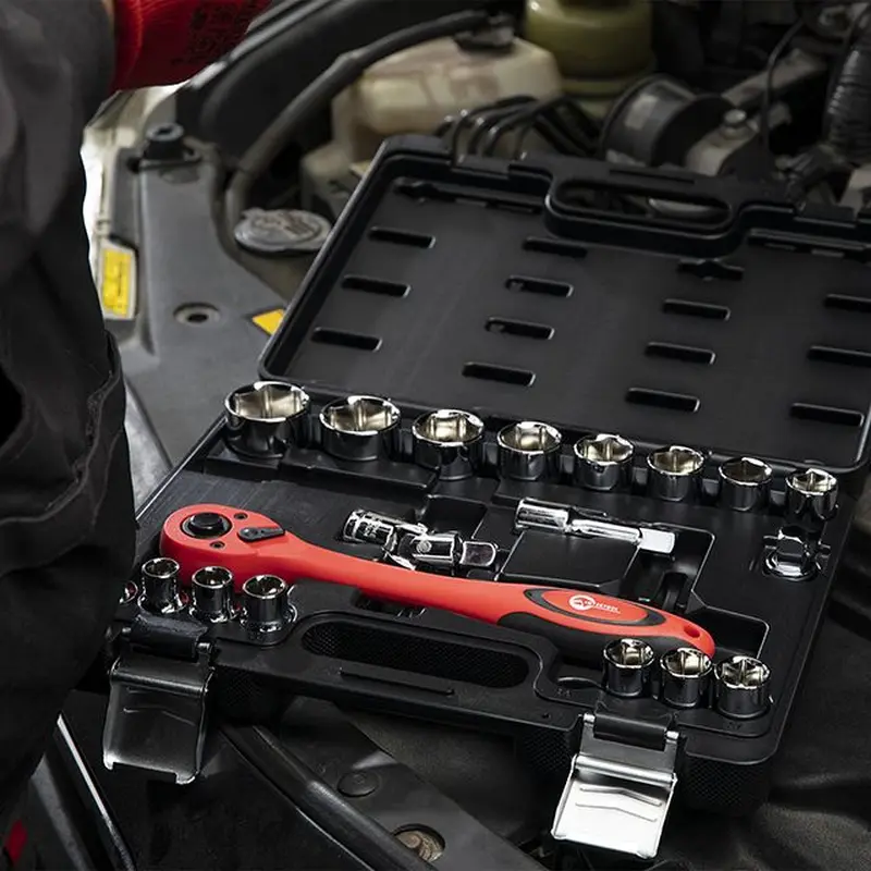 Набір інструментів професійний, 1/2", 21 од. CrV INTERTOOL ET-6021 Набір інструментів професійний, 1/2", 21 од. CrV INTERTOOL ET-6021