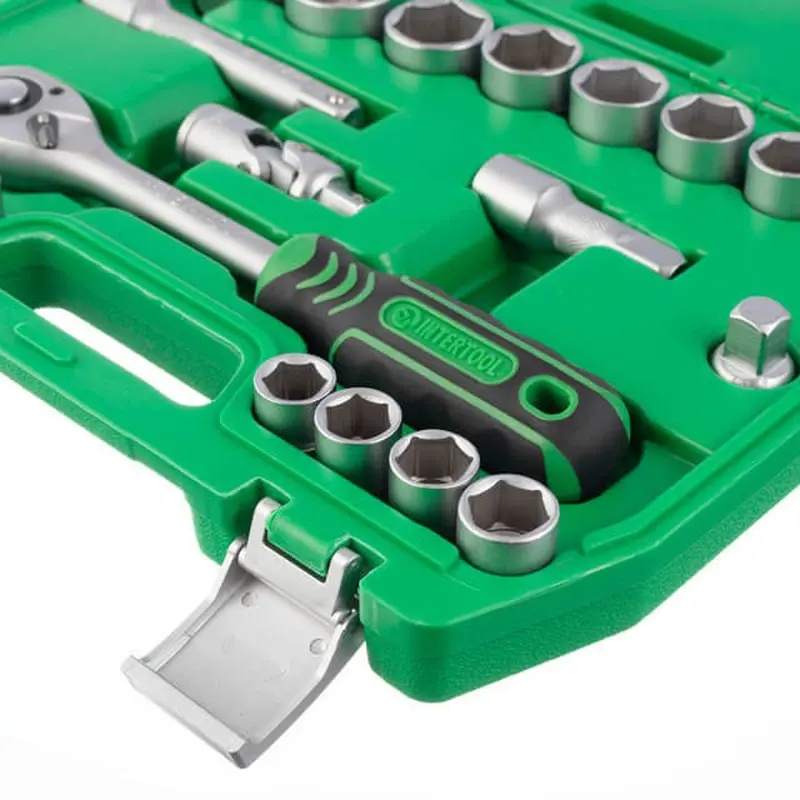 Набір інструментів 21 од., 1/2"  INTERTOOL ET-6021SP Набір інструментів 21 од., 1/2"  INTERTOOL ET-6021SP