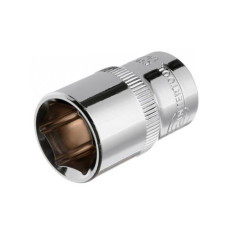 Головка шестигранна 1/2" 17*38 мм CrV INTERTOOL ET-0017