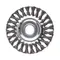 Щітка кільцева 125x22.2 мм (пучки крученого дроту) INTERTOOL BT-7125