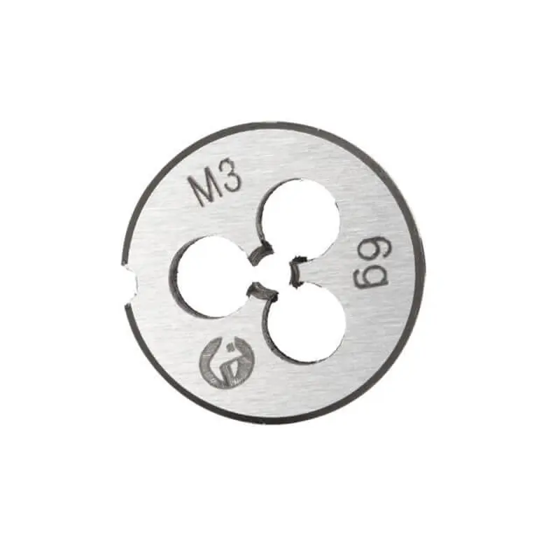 Плашка M3x0,5 мм INTERTOOL SD-8206 Плашка M3x0,5 мм INTERTOOL SD-8206