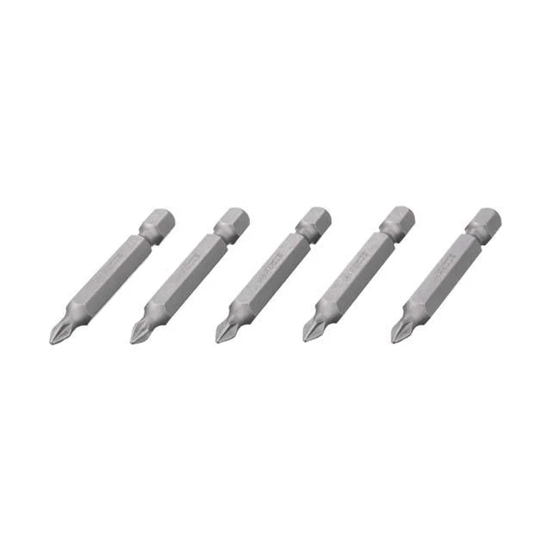 Комплект насадок викруткових PH1 1/4" * 50 мм, ACR, S2, уп. 5 од., STORM INTERTOOL VT-0201