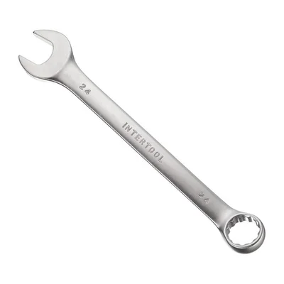 Ключ комбінований 24 мм CrV INTERTOOL HT-1224