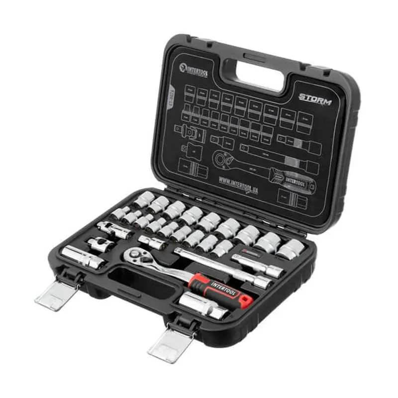 Набір інструментів 3/8", 26 од., Cr-V STORM INTERTOOL ET-8026 Набір інструментів 3/8", 26 од., Cr-V STORM INTERTOOL ET-8026