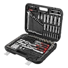 Набір інструментів 1/2" & 3/8" & 1/4 ", 219 од., Cr-V STORM INTERTOOL ET-8219