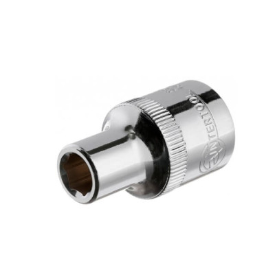 Головка шестигранна 1/2" 8*38 мм CrV INTERTOOL ET-0008