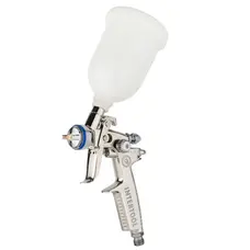 Фарбопульт пневматичний HVLP II MINI професійний, форсунка 0.8 мм, верхній пластиковий бачок 250 мл, 2-2.5 бар INTERTOOL PT-0128