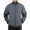 Куртка SOFTSHELL темно сіро-чорна, тришарова, тканина - стрейч 300 GSM 100D, з водо- і вітрозахистом, розмір L INTERTOOL SP-3133