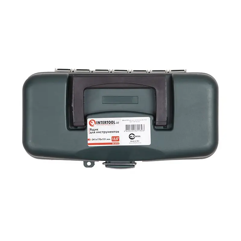Ящик для інструментів 13.5" 341*178*151 мм INTERTOOL BX-6113 Ящик для інструментів 13.5" 341*178*151 мм INTERTOOL BX-6113
