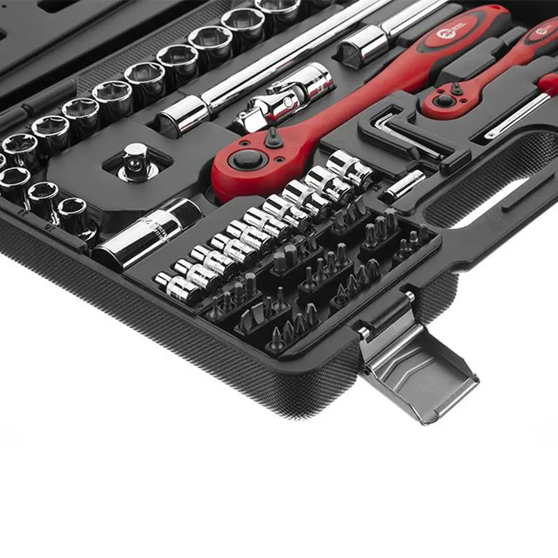 Набір інструментів професійний, 1/2" & 1/4", 72 од. CrV INTERTOOL ET-6072 Набір інструментів професійний, 1/2" & 1/4", 72 од. CrV INTERTOOL ET-6072