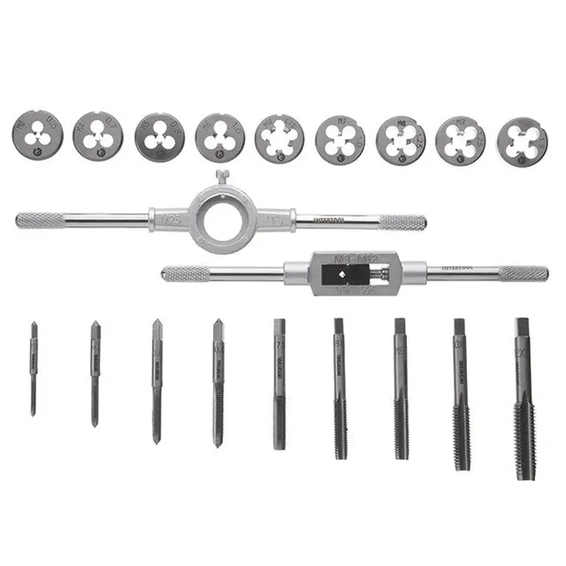 Набір мітчиків та плашок 20 од. INTERTOOL SD-8021 Набір мітчиків та плашок 20 од. INTERTOOL SD-8021