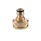 Адаптер латунний на конектор 1/2" із внутрішньою різьбою 3/4" та 1" STORM INTERTOOL GE-1211