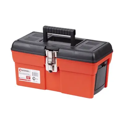 Ящик для інструментів, з металевими замками, 13", 330*180*165 мм INTERTOOL BX-1113 Ящик для інструментів, з металевими замками, 13", 330*180*165 мм INTERTOOL BX-1113