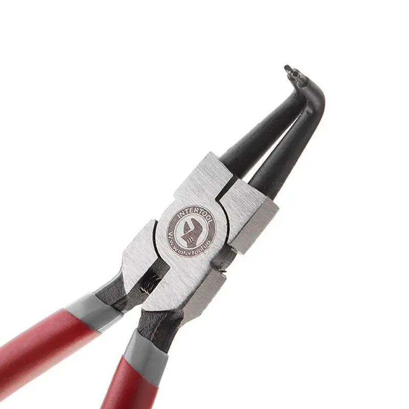 Набiр щипців для зняття і встановлення стопорних кілець 150 мм, 4 шт INTERTOOL HT-7001 Набiр щипців для зняття і встановлення стопорних кілець 150 мм, 4 шт INTERTOOL HT-7001