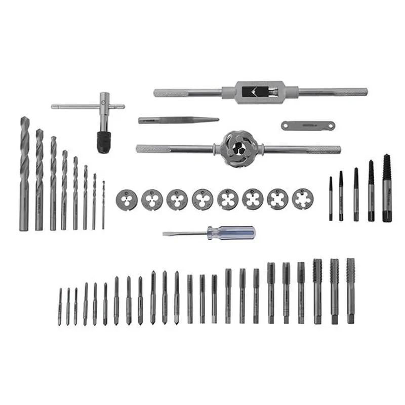 Набір плашок M3-M12 і мітчиків M3-M12, 52 од. INTERTOOL SD-8052 Набір плашок M3-M12 і мітчиків M3-M12, 52 од. INTERTOOL SD-8052