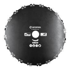 Ніж для мотокоси/тримера ø230x25.4 мм 20T, ланцюговий INTERTOOL DT-2354