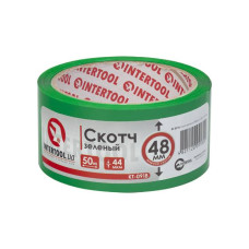 Скотч зелений 48мм * 50м * 44 мкм INTERTOOL KT-0918