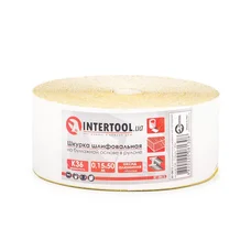 Шліфувальна шкурка на паперовій основі К36, 115 мм * 50 м INTERTOOL BT-0813