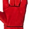 Рукавичка замшева червона, 14" INTERTOOL SP-0156