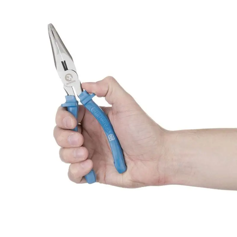Довгогубці вигнуті 200 мм INTERTOOL HT-0126 Довгогубці вигнуті 200 мм INTERTOOL HT-0126