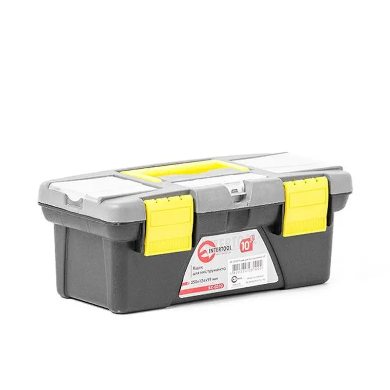 Ящик для інструменту 10" 250*126*99 мм INTERTOOL BX-0310 Ящик для інструменту 10" 250*126*99 мм INTERTOOL BX-0310