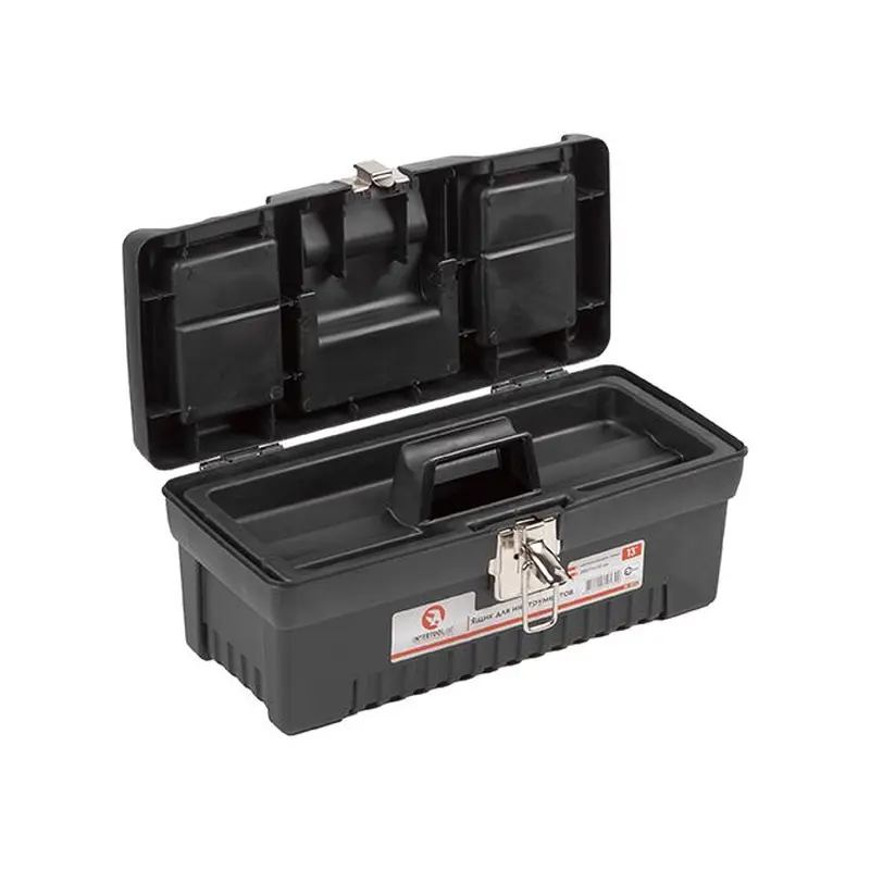 Ящик для інструментів з металевими замками 13", 330*177*135 мм INTERTOOL BX-1013 Ящик для інструментів з металевими замками 13", 330*177*135 мм INTERTOOL BX-1013