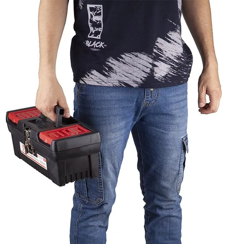 Ящик для інструментів з металевими замками 13", 330*177*135 мм INTERTOOL BX-1013 Ящик для інструментів з металевими замками 13", 330*177*135 мм INTERTOOL BX-1013