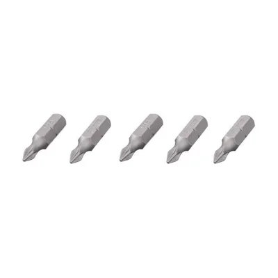 Комплект насадок викруткових PH1 1/4" * 25 мм, ACR, S2, уп. 5 од., STORM INTERTOOL VT-0206