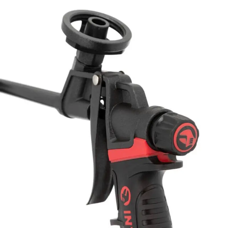 Пістолет для монтажної піни з повним тефлоновим покриттям професійний + 4 насадки INTERTOOL PT-0610 Пістолет для монтажної піни з повним тефлоновим покриттям професійний + 4 насадки INTERTOOL PT-0610