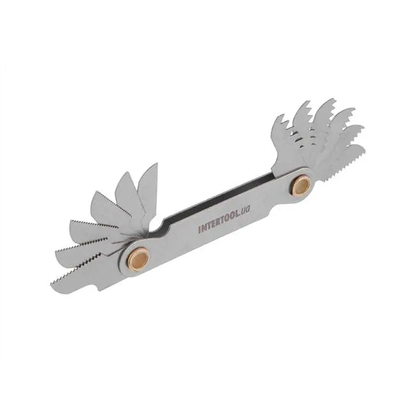 Резьбомір метричний 12 од. (0,5-3,0) INTERTOOL SD-8400 Резьбомір метричний 12 од. (0,5-3,0) INTERTOOL SD-8400